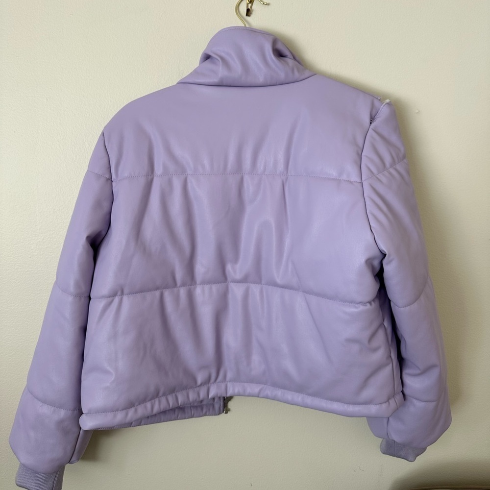 Purple Anthropology Size M Purple Women's Puffy Jacket - Picture 2 of 4